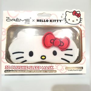 The Creme Shop Hello Kitty 3D Plushie Sleep Mask New